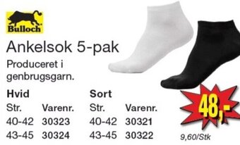 Harald Nyborg Bulloch Ankelsok 5-pak tilbud