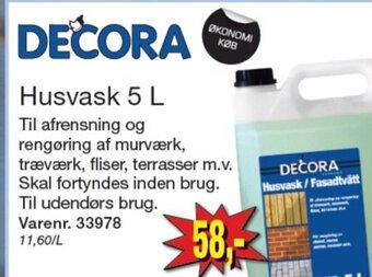 Harald Nyborg DECORA Husvask 5 L tilbud