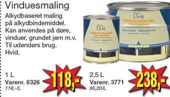 Harald Nyborg VINDUESMALING tilbud