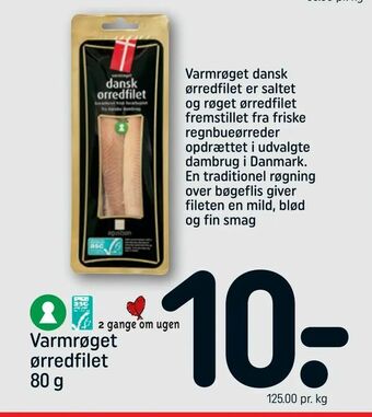 REMA 1000 Varmrøget ørredfilet tilbud