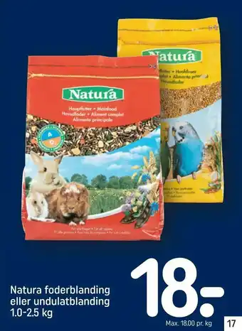 Natura foderblanding eller undulatblanding