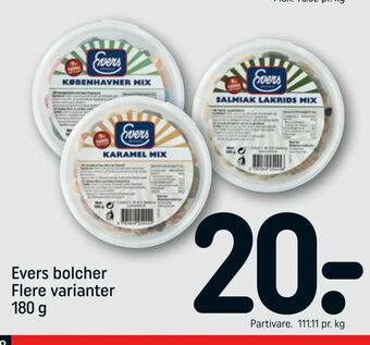 Evers bolcher