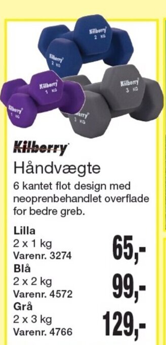 Harald Nyborg Kilberry Håndvægte tilbud