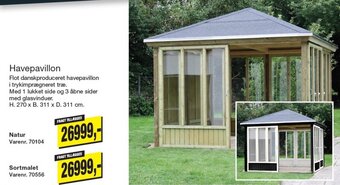 Harald Nyborg Havepavillon tilbud