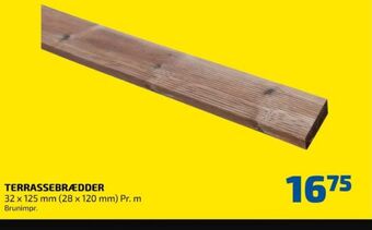 Davidsen Ukendt terrassebrædder tilbud