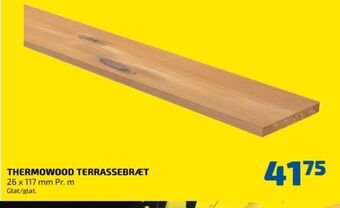 Davidsen Thermowood terrassebrædder tilbud