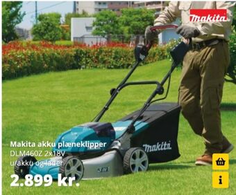 10-4 Byggecenter Makita plæneklipper tilbud