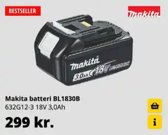 10-4 Byggecenter Makita batteri tilbud