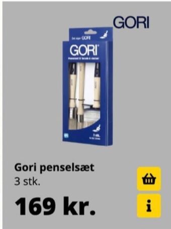 10-4 Byggecenter Gori penselsæt tilbud