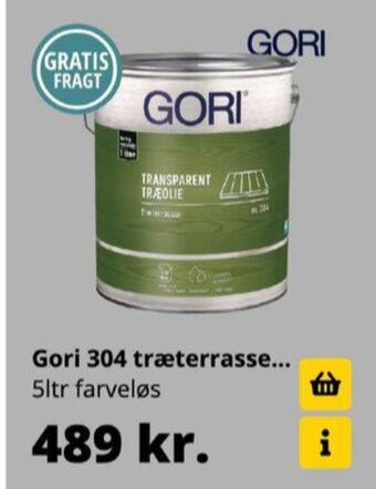 10-4 Byggecenter Gori træolie tilbud