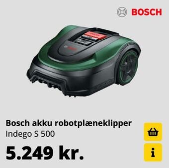 10-4 Byggecenter Bosch robotplæneklipper tilbud