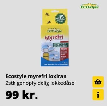 Myrefri myrelokkedåse