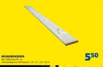 Davidsen Ukendt hegnsbrædder tilbud