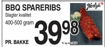ABC Lavpris Bbq spareribs tilbud