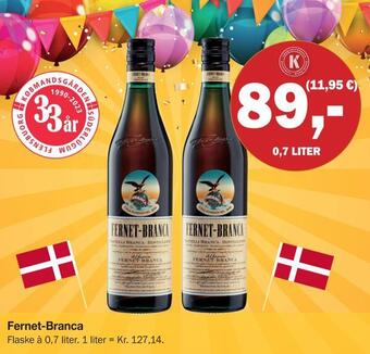 Købmandsgården Fernet-branca tilbud