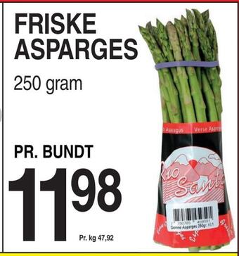 ABC Lavpris Friske asparges tilbud