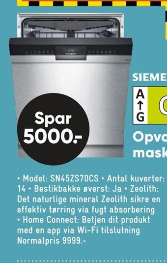 Bilka Opvaskemaskine tilbud