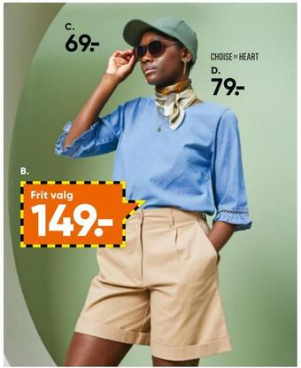 Bilka Bluse eller shorts tilbud