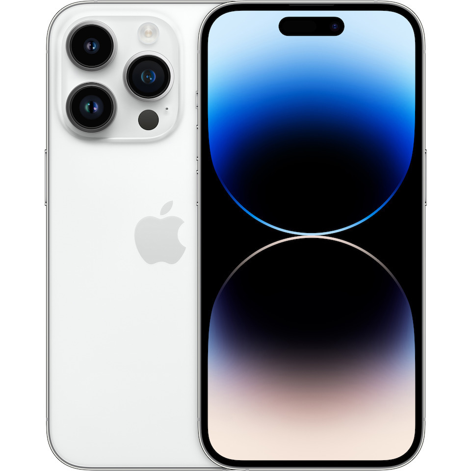 Elgiganten Iphone 14 pro  5g smartphone 256 gb sølv tilbud