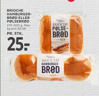 MENY Brioche hamburger­ brød eller pølsebrød tilbud