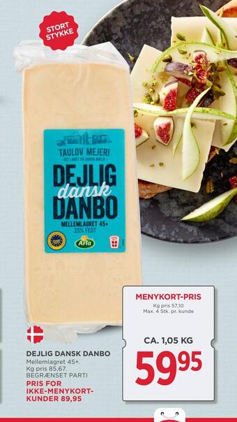 MENY Dejlig dansk danbo tilbud