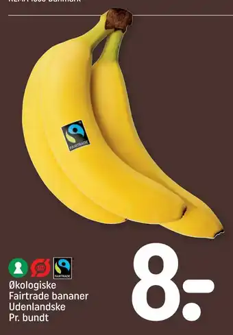 REMA 1000 Økologiske fairtrade bananer tilbud