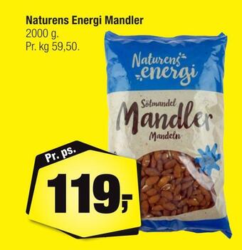 Calle Naturens energi mandler tilbud