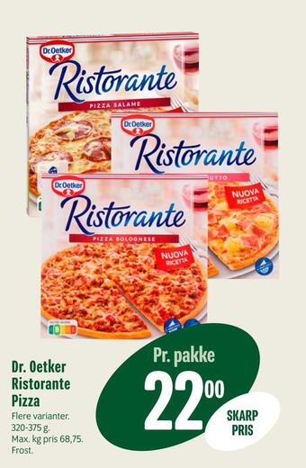 Min Købmand Dr. oetker ristorante pizza tilbud