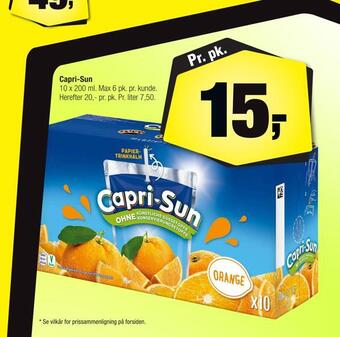 Calle Capri-sun tilbud