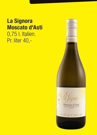 La signora moscato d'asti