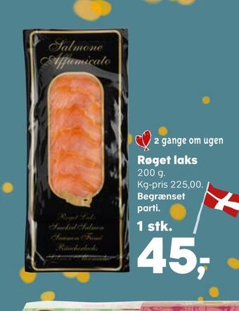 Kvickly Røget laks tilbud
