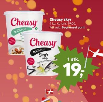 SuperBrugsen Cheasy skyr tilbud