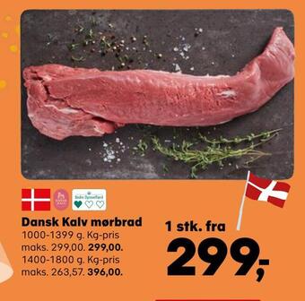 SuperBrugsen Dansk kalv mørbrad tilbud