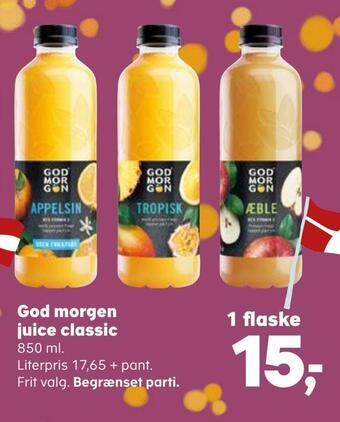 SuperBrugsen God morgen juice classic tilbud