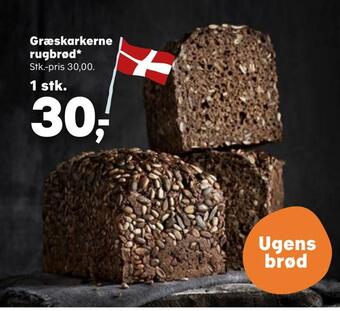 Kvickly Græskarkerne rugbrød* tilbud