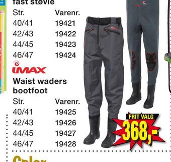 Harald Nyborg Waist waders bootfoot tilbud