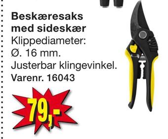 Harald Nyborg Beskæresaks med sideskær tilbud