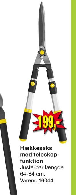 Harald Nyborg Hækkesaks med teleskopfunktion tilbud