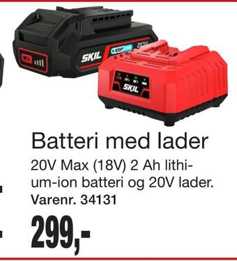 Harald Nyborg Batteri med lader tilbud