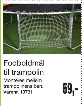 Harald Nyborg Fodboldmål til trampolin tilbud