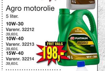 Harald Nyborg Agro motorolie tilbud