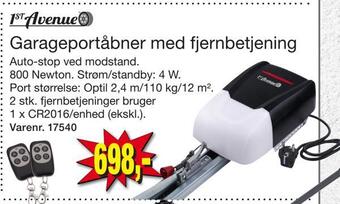 Harald Nyborg Garageportåbner med fjernbetjening tilbud