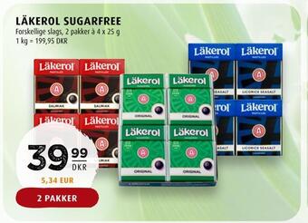 Scandinavian Park Läkerol sugarfree tilbud