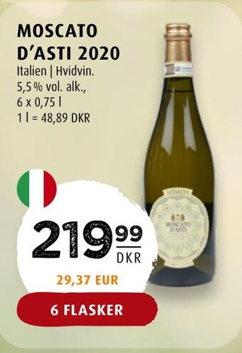 Scandinavian Park Moscato d'asti 2020 tilbud