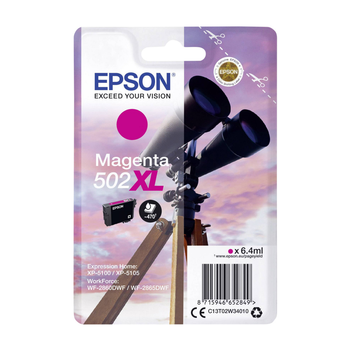 Expert Epson 502xl magenta pakke med én tilbud