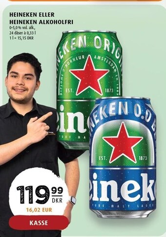 Scandinavian Park Heineken el. heineken alkoholfri tilbud
