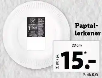 Paptallerkener