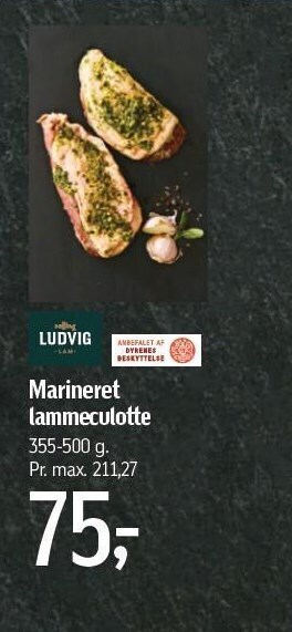 Føtex Ludvig marineret lammeculotte tilbud