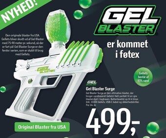 Gel blaster surge