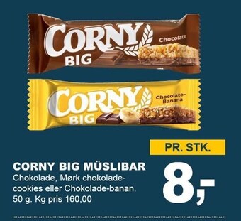 Let-Køb Corny big müslibar tilbud
